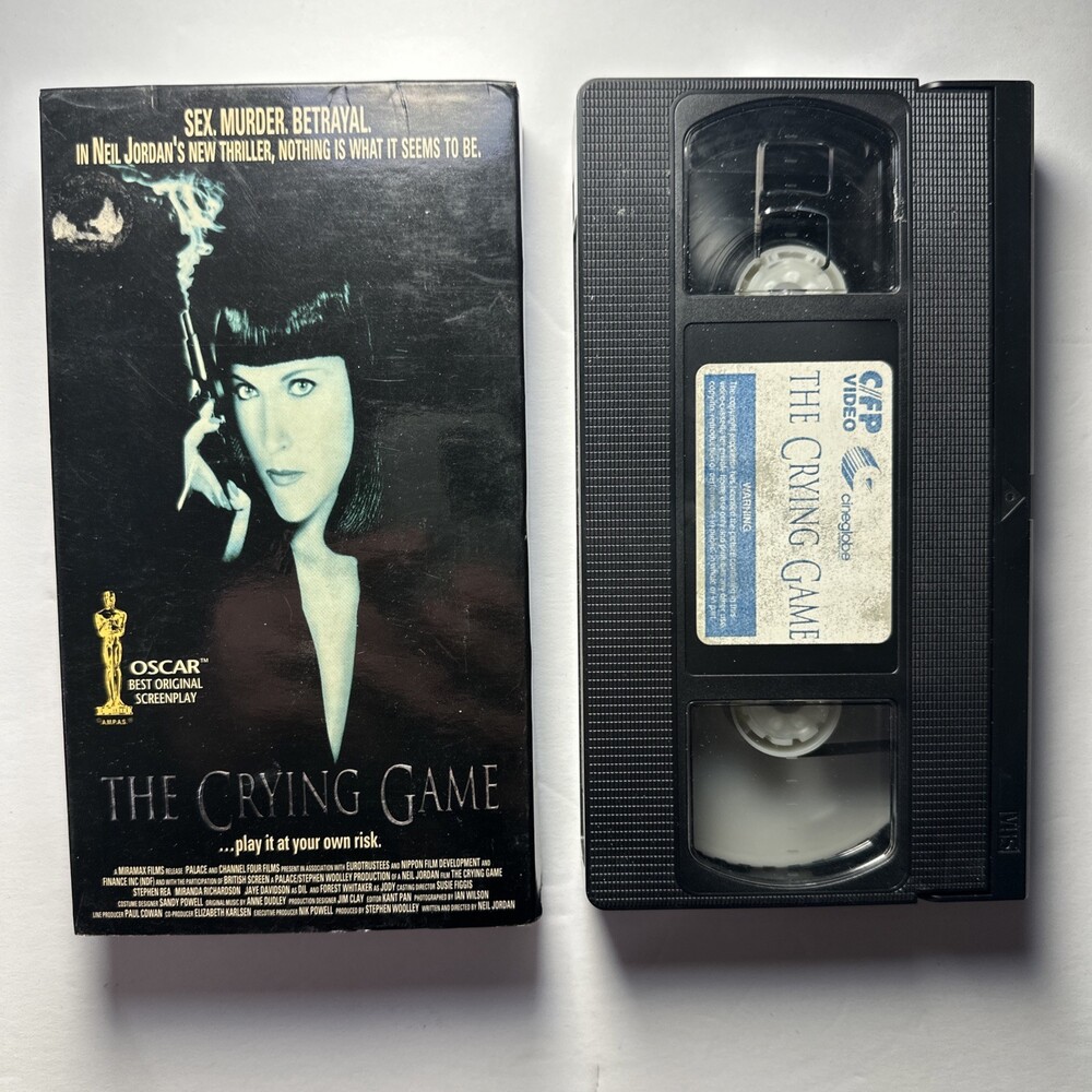 The Crying Game VHS Stephen Rea Forest Whitaker